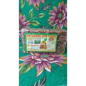 Rapadura com Cidra 400g Sérgio Castilho